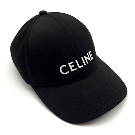 celine baseball cap black